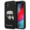 Karl Lagerfeld Saffiano Ikonik Karl`s Head - Etui iPhone 12 mini (czarny)
